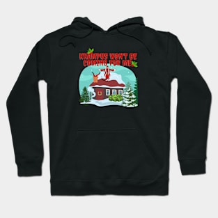 Krampus on the Rooftop Hoodie